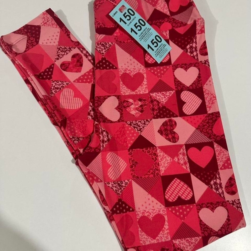 New LuLaRoe Heart Leggings‎ Size TC